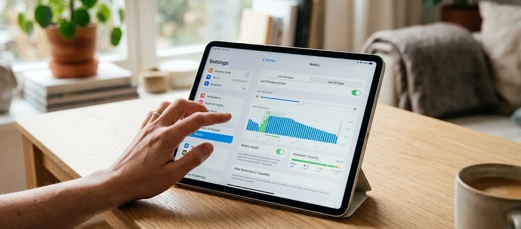 How to Check Battery Health on iPad